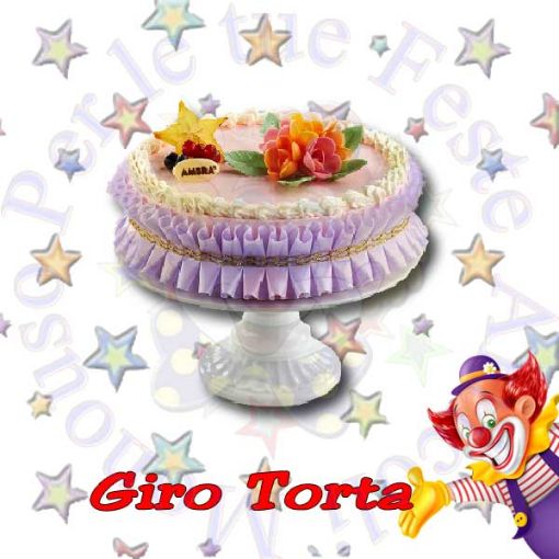 Immagine di Nastro girotorta lilla 1 metro