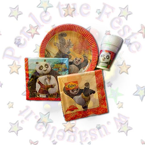 Immagine di Piatti Kung Fu Panda Ø 23 10pz