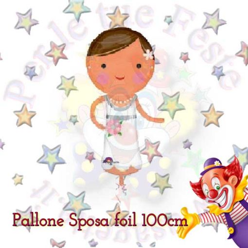 Immagine di Pallone sposa lovely bride 101cm foil
