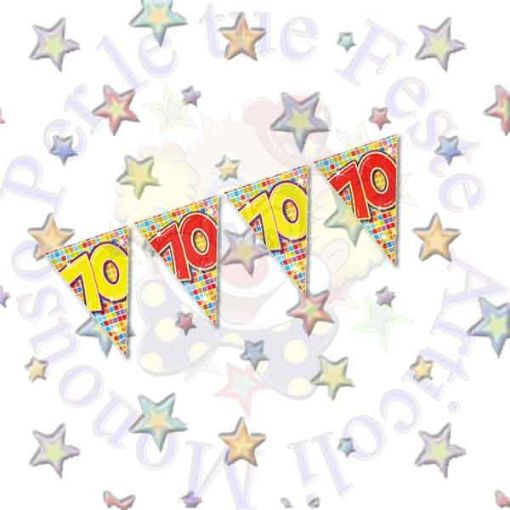 Immagine di Bandierine nr. 70 pvc 6mtr