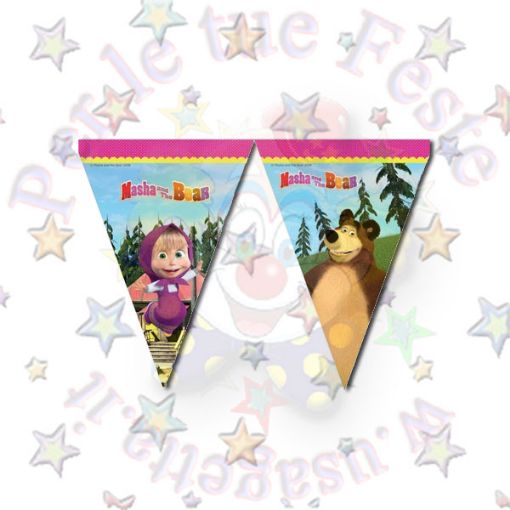 Immagine di Bandierine Masha e Orso