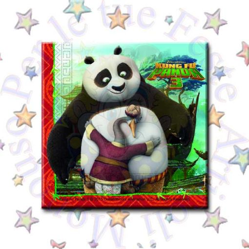 Immagine di Tovaglioli Kung fu panda 33x33 20pz
