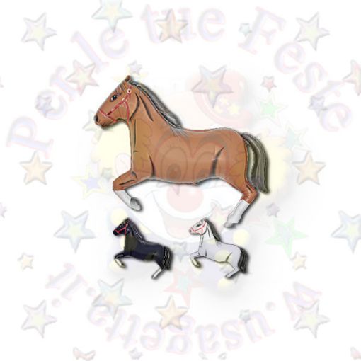 Immagine di Pallone cavallo marrone 90cm