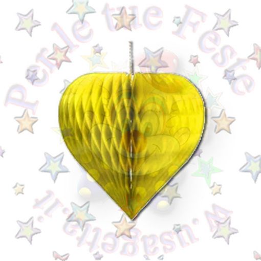 Immagine di Maxi cuore giallo 45cm(24913)