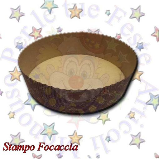 Immagine di Stampo focaccia Ø17 H5,5 500gr carta galup