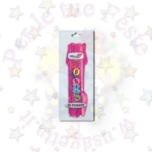 Immagine di Coltelli fucsia 20pz