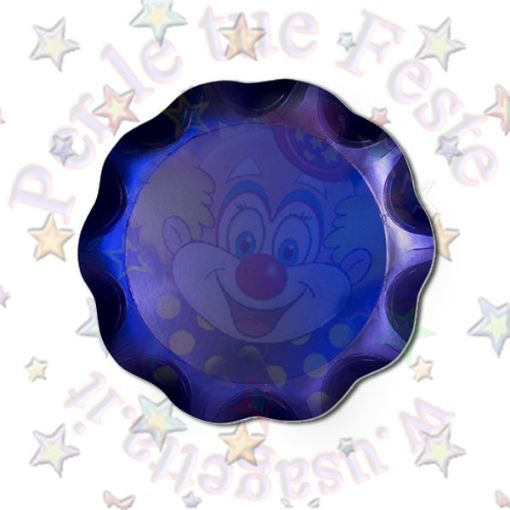 Immagine di Vassoi  tondi blu satinati Ø30 2pz