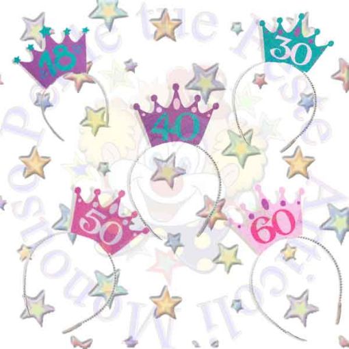 Immagine di Coroncina glitter 18 anni 10x15