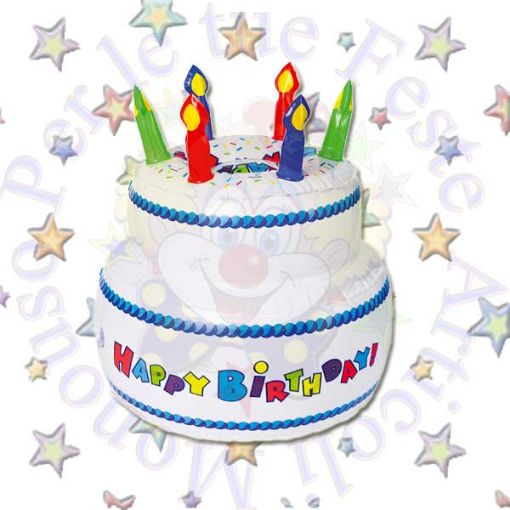 Immagine di Torta Gonfiabile due piani 28x 25cm