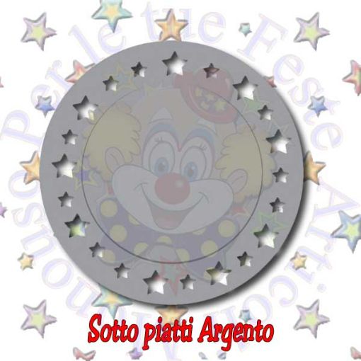 Immagine di Sottopiatti argento 33cm 6pz