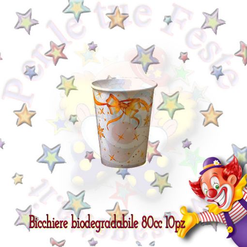 Immagine di Bicchieri Golden ribbon 80cc 10pz
