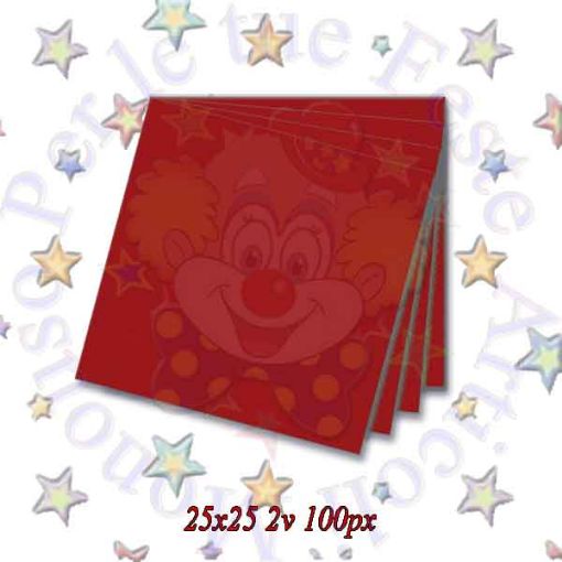 Immagine di Tovaglioli 25x25 Bordeaux 2v 100pz