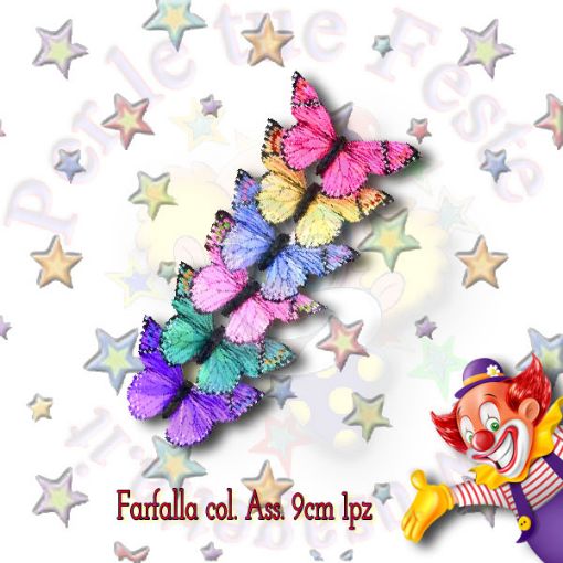 Immagine di Farfalla 9cm con clip