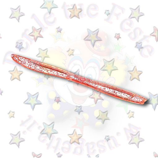 Immagine di Coltelli rosso glitter 10pz