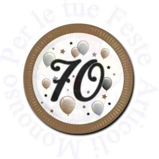 Immagine di Piatti Milestone 70 carta Ø 23cm  8pz