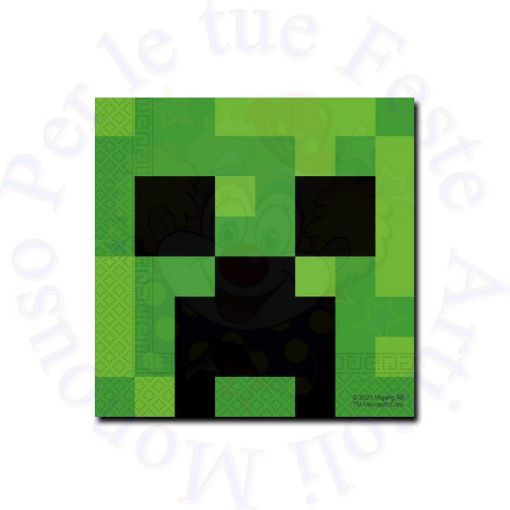 Immagine di Tovaglioli Minecraft 33x33 20pz