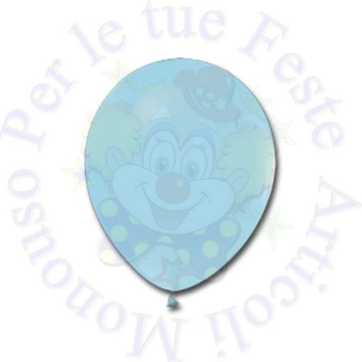 Immagine di Palloncino lattice macaron celeste (blu macaron pastello 29) Ø30cm 10pz