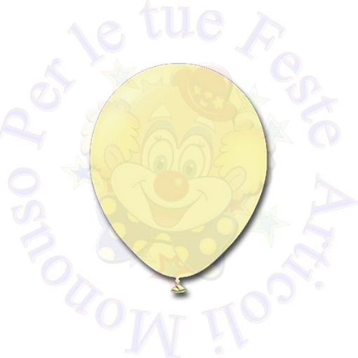 Immagine di Pallone foil cuore macaron giallo chiaro 45cm 1pz