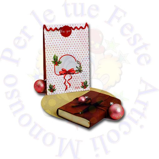 Immagine di Sacchetti Holly Christmas 20x8x30cm 2pz
