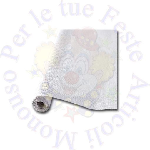 Immagine di Tovaglia carta goffrata bianco 120cm x 5mtr