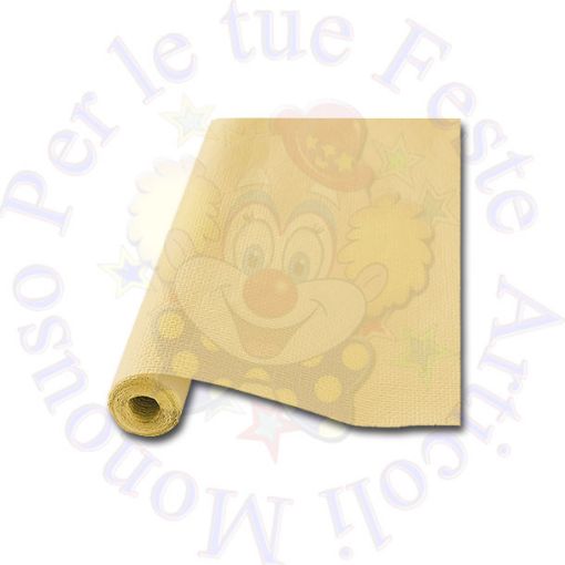 Immagine di Tovaglia carta goffrata vaniglia 120cm x 5mtr