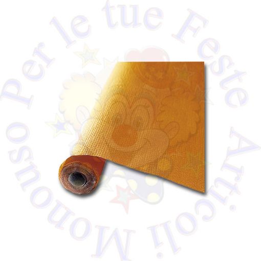 Immagine di Tovaglia carta goffrata oro 120cm x5mtr