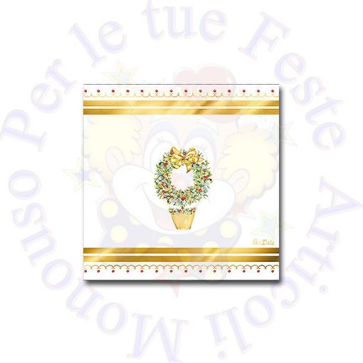 Immagine di Tovaglioli Joyeux Noel 33x33 cm 16pz