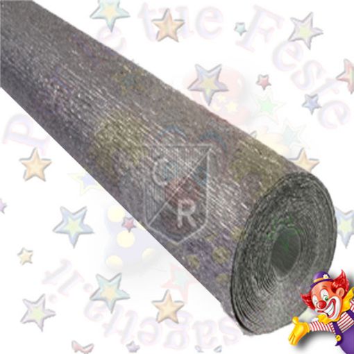 Immagine di Carta crespa Argento metal 50x250 180gr