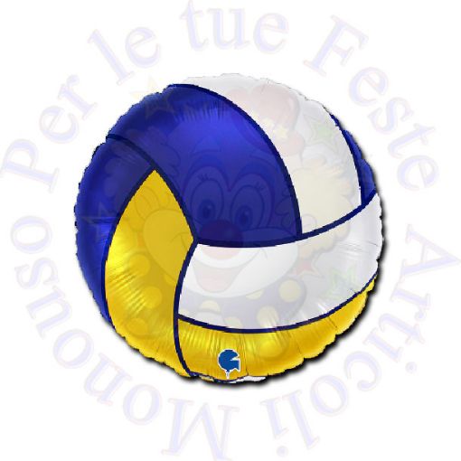 Immagine di Pallone foil pallone pallavolo Ø45cm 1pz