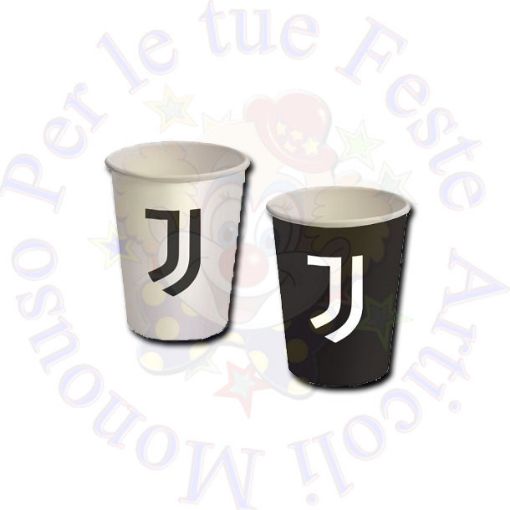 Immagine di Bicchieri carta Juventus 250ml