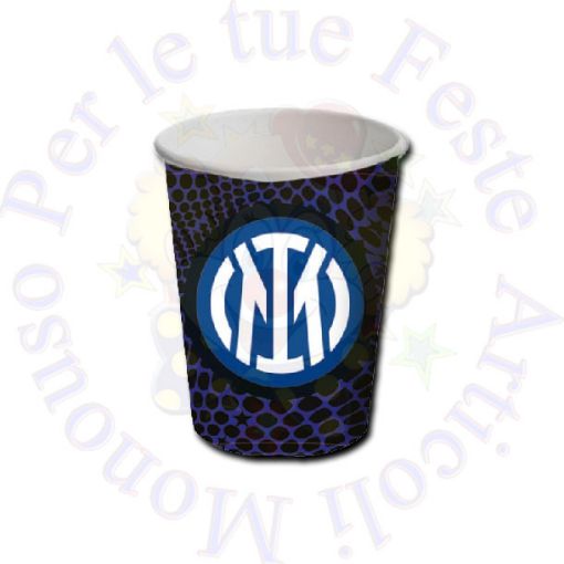 Immagine di Bicchieri carta Inter 250ml
