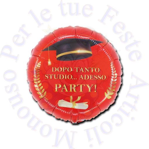 Immagine di Pallone foil Laurea adesso party Ø42cm 1pz