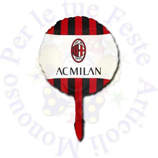 Immagine di Pallone foil Milan Ø23cm 1pz