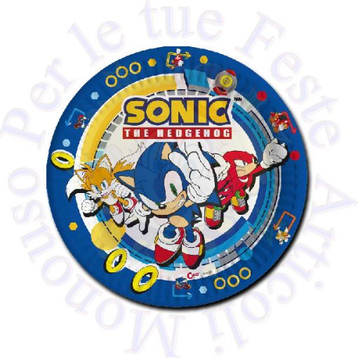Immagine di Piatti Sonic Ø23cm 8pz compostabile
