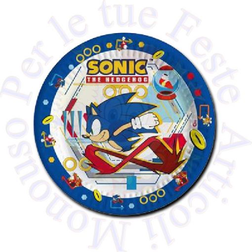 Immagine di Piatti Sonic Ø18cm 8pz compostabile