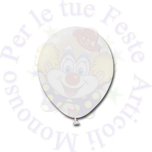 Immagine di Palloncini bianco latte lattice pstello 25cm 1pz
