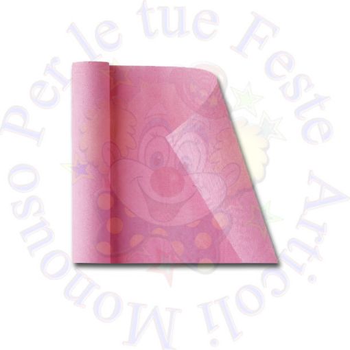 Immagine di Tovaglia rosa damascata 1,2x7mtr