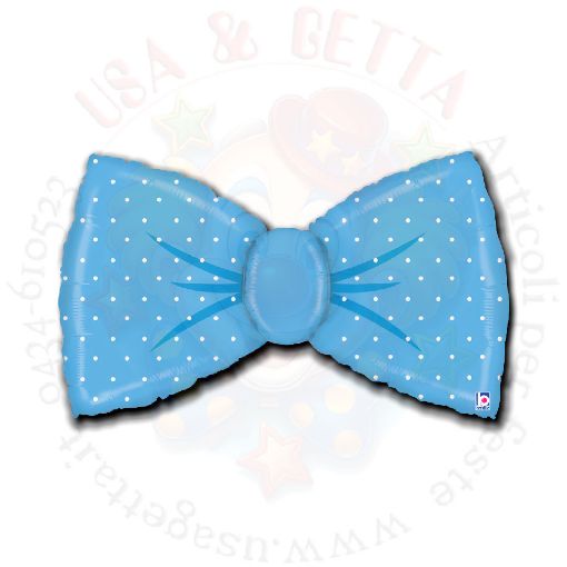 Immagine di Pallone fiocco celeste 84cm