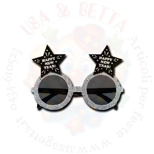 Immagine di Occhiali Happy new year 1pz
