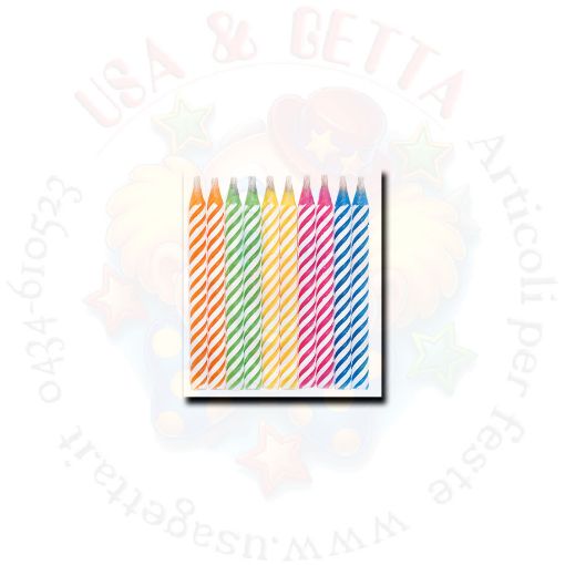 Immagine di Candeline magiche colori assortite 10pz
