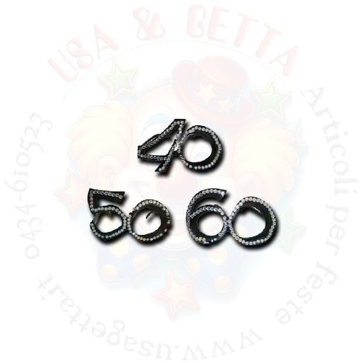 Immagine di Occhiali neri 50 diamondframe 1pz