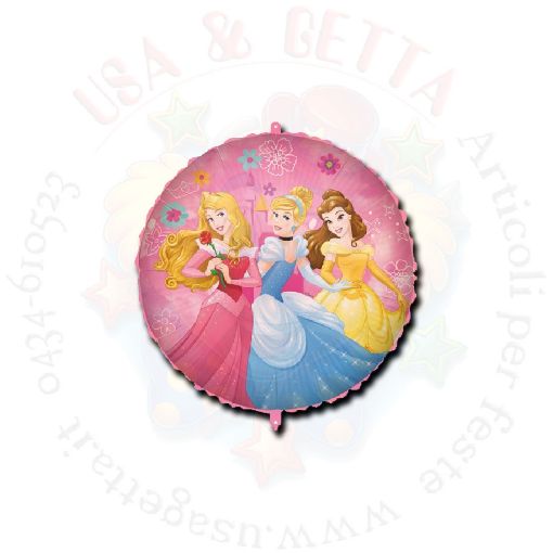 Immagine di Pallone foil Princess live your story Ø45cm 1pz